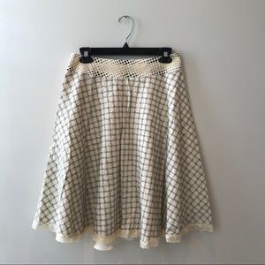 CUSTO BARCELONA floral pattern skirt